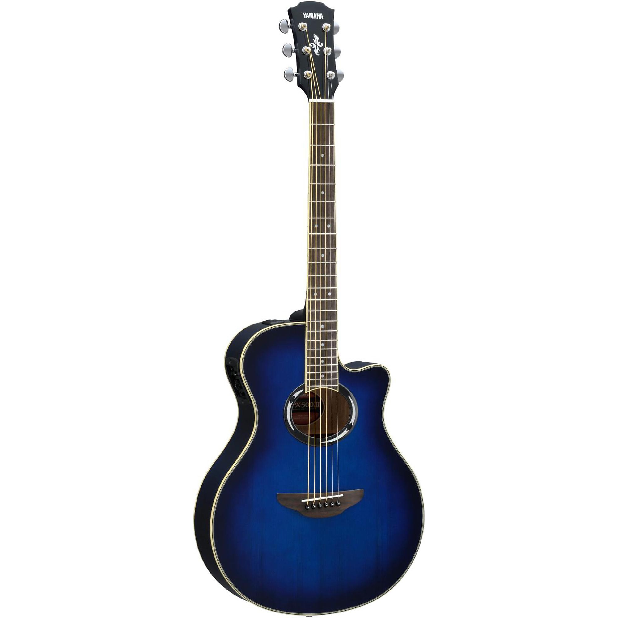 激安通販の Yamaha Box Open APX500III Acoustic-Electric Cutaway Thinline ギター