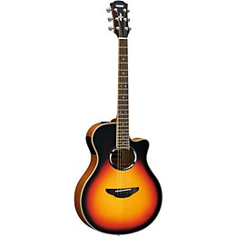 Yamaha APX500III Thinline Cutaway Acoustic-Electric Guitar Vintage Sunburst
