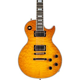 Gibson Custom 2014 Les Paul Custom Made To Measure Quilt Maple Top '60s Slim Neck Electric Guitar Lemon Burst