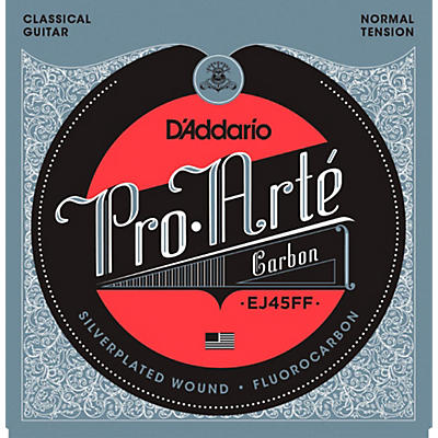 D'addario Pro-Arte Carbon With Dynacore Basses Normal Tension Classical Guitar Strings for sale