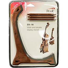 Peak Music Stands SV-10 Violin/Ukulele Display Stand Brown