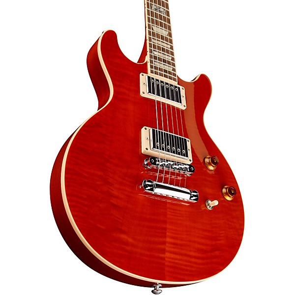 Gibson Les Paul Classic Double Cutaway Electric Guitar Transparent Red
