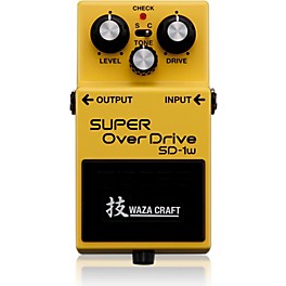 BOSS SD-1W Super Overdrive Waza Craft Guitar Effects Pedal