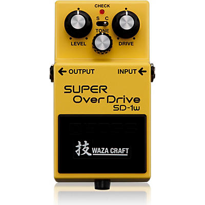 Boss Sd-1W Super Overdrive Waza Craft Guitar Effects Pedal for sale