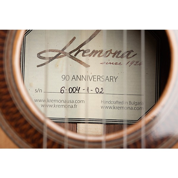 Kremona 90th Anniversary Nylon-String Guitar Natural