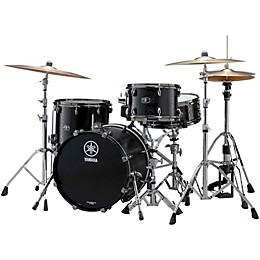 Yamaha Live Custom 3-Piece Shell Pack with 22 in. Bass Drum Black Wood