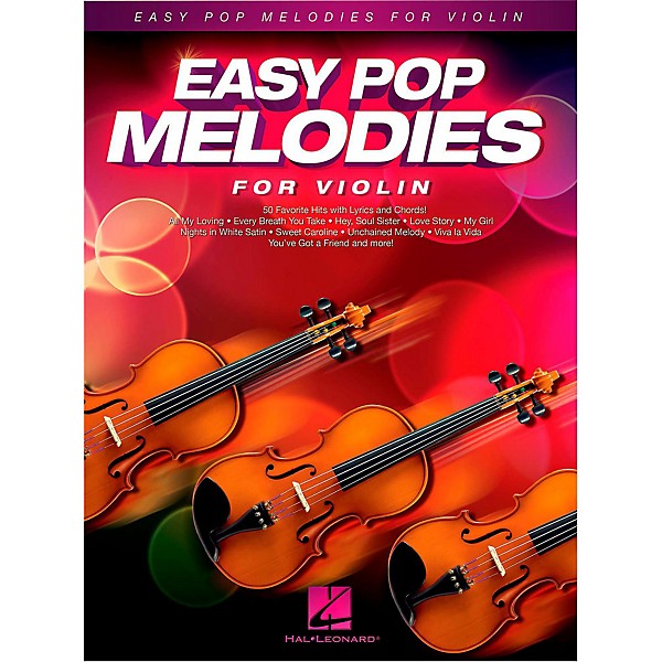 Hal Leonard Easy Pop Melodies For Violin