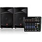 Harbinger V2115 Loudspeaker with Alto Pro ZMX122FX 8-Channel Mixer thumbnail