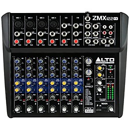 Harbinger V2115 Loudspeaker with Alto Pro ZMX122FX 8-Channel Mixer