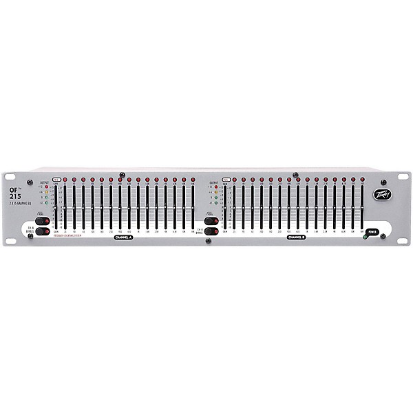 Open Box Peavey QF 215 Graphic Equalizer Level 1