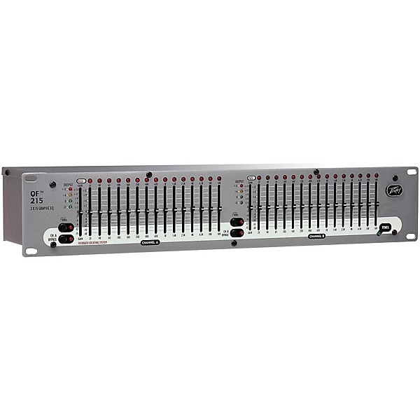 Open Box Peavey QF 215 Graphic Equalizer Level 1