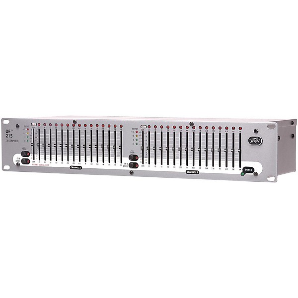 Open Box Peavey QF 215 Graphic Equalizer Level 1