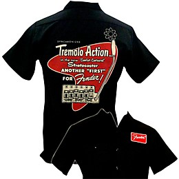 Fender Tremolo Work Shirt Black Large
