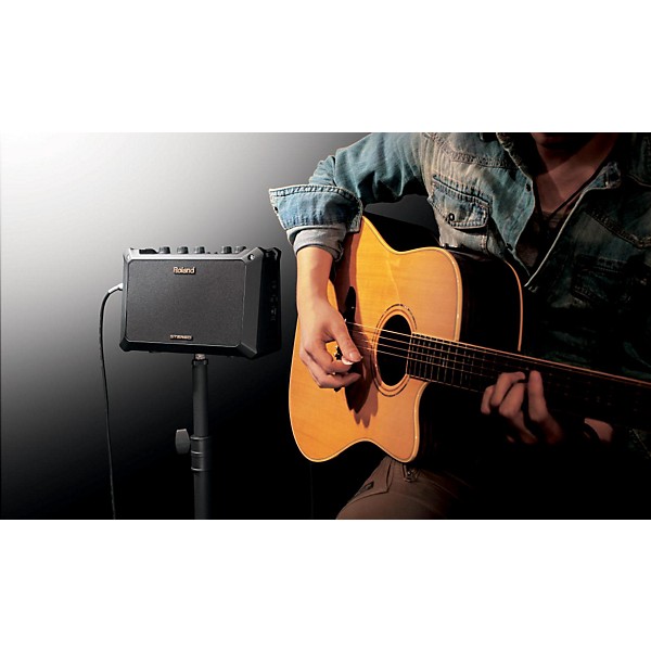 Open Box Roland MOBILE AC 5W 2x4 Acoustic Guitar Combo Amp Level 1