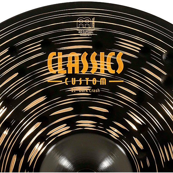 MEINL Classics Custom Dark Crash Cymbal 21 in.