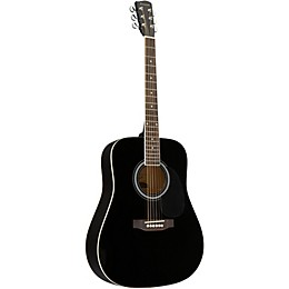 Open Box Savannah SGD-10 Dreadnought Acoustic Guitar Level 1 Black