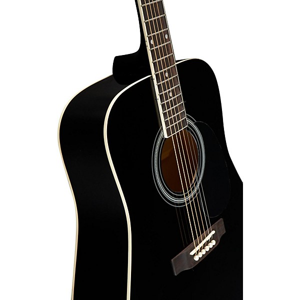 Open Box Savannah SGD-10 Dreadnought Acoustic Guitar Level 1 Black