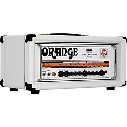 Orange Amplifiers Rockerverb RK100H MKII DIVO 100W Fitted Tube Guitar Amp Head in Limited Edition White