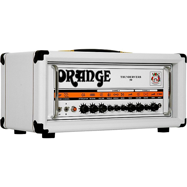Orange Amplifiers Thunderverb TH50H 50W Tube Guitar Amp Head in Limited Edition White