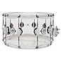 DW Design Series Acrylic Snare Drum With Chrome Hardware 14 x 8 in. Clear thumbnail