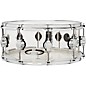 DW Design Series Acrylic Snare Drum With Chrome Hardware 14 x 6 in. Clear