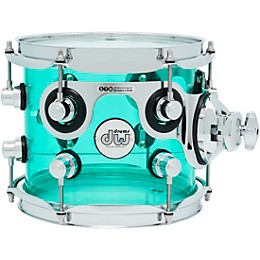 DW Design Series Acrylic Tom With Chrome Hardware 8 x 7 in. Sea Glass