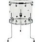 DW Design Series Acrylic Floor Tom with Chrome Hardware 18 x 16 in. Clear thumbnail