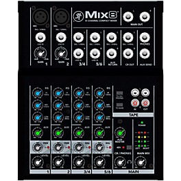 Mackie Mix8 8-Channel Compact Mixer