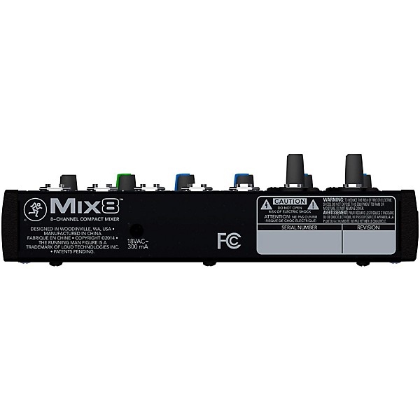 Mackie Mix8 8-Channel Compact Mixer | Guitar Center