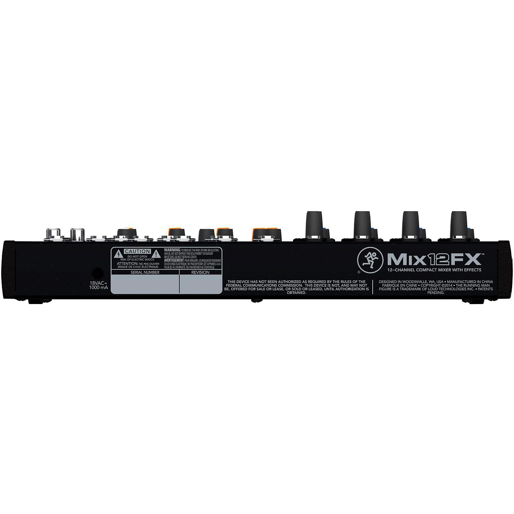 Mackie Mix12FX 12-Channel Compact Mixer With Effects | Guitar Center