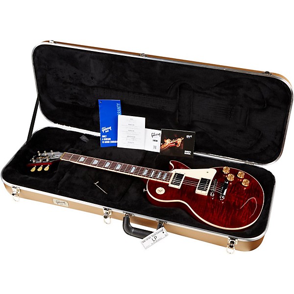 Gibson 2015 Les Paul Standard Electric Guitar Wine Red Candy
