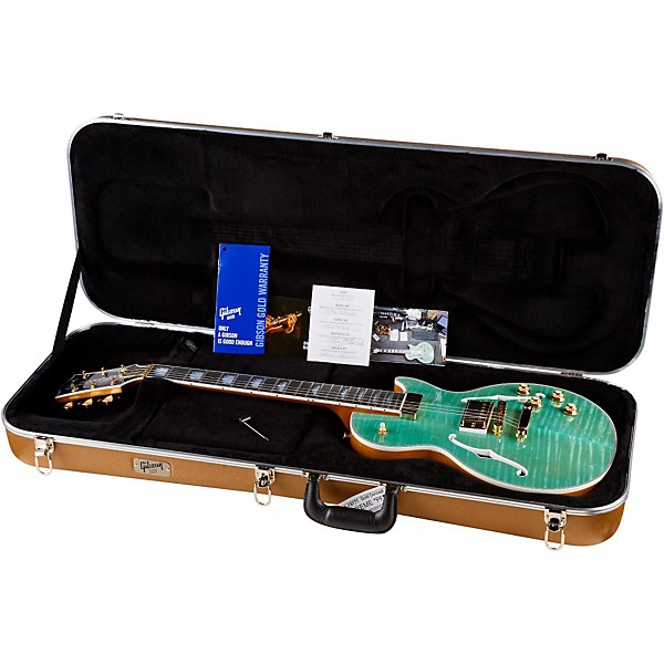 Gibson 2015 Les Paul Supreme Electric Guitar Sea Foam Green
