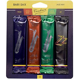 Vandoren Baritone Saxophone Jazz Reed Mix Strength 3.5