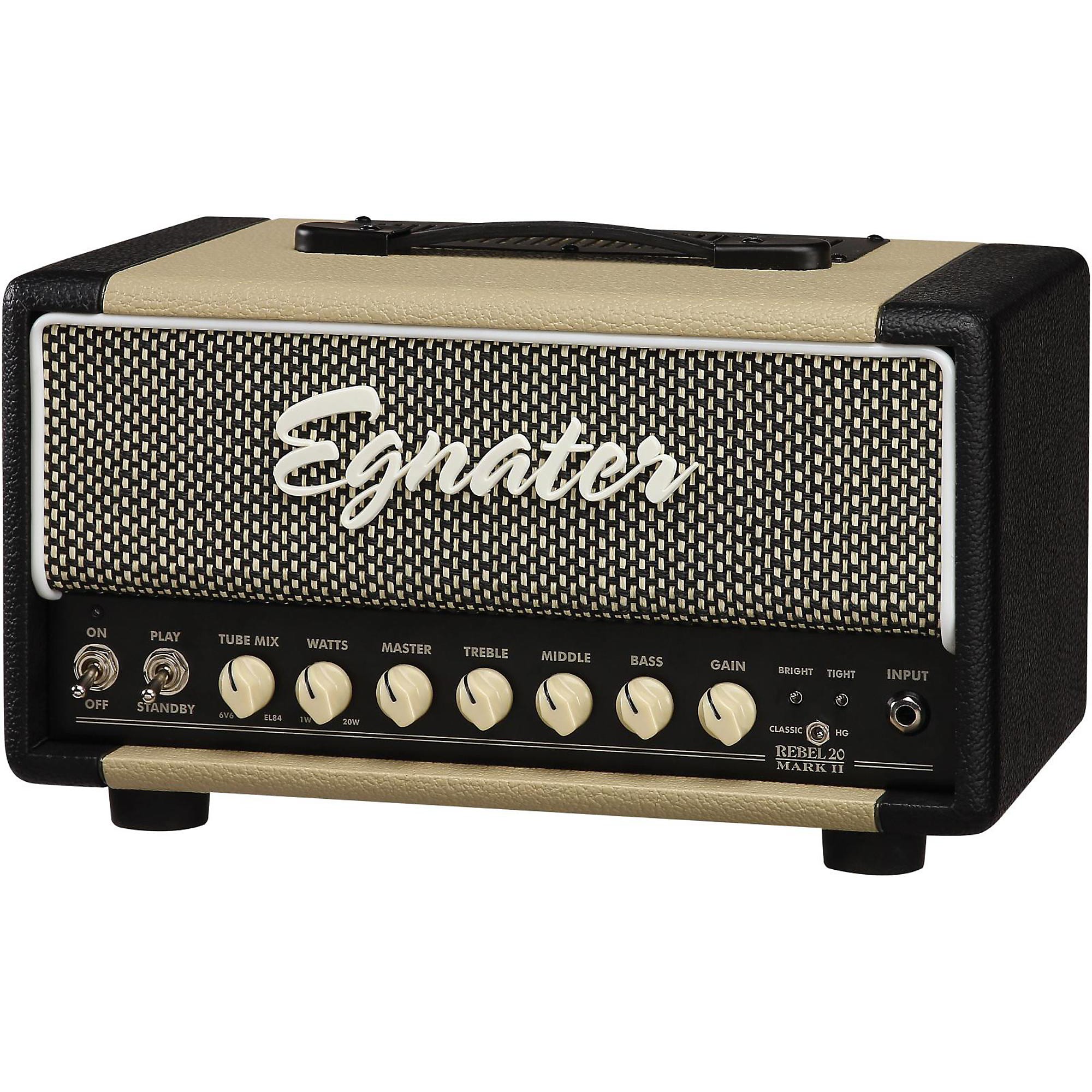 Open Box Egnater Rebel-20 Mark II 20W Guitar Tube Head Level 1