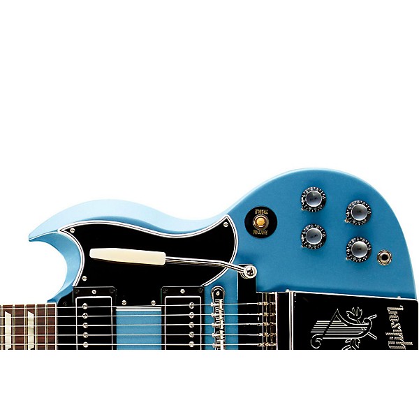 Gibson Custom 2014 SG Standard Reissue with Maestro Vibrola Electric Guitar Pelham Blue
