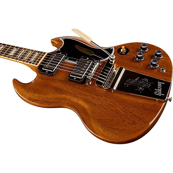 Gibson Custom 2014 SG Standard Reissue with Maestro Vibrola Electric Guitar Antique Natural