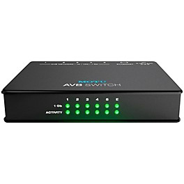 MOTU AVB Switch Five-Port AVB Ethernet Switch