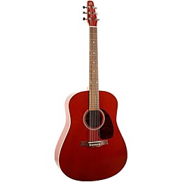Seagull S6 Cedar Acoustic-Electric Guitar Red