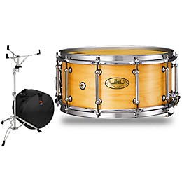 Pearl Concert Series Snare Drum with Stand and Free Bag 14 x 5.5 in. Natural