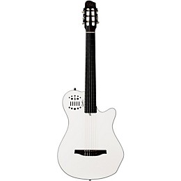 Open Box Godin Multiac Grand Concert SA Nylon-String Acoustic-Electric Guitar Level 2 White 888366059166