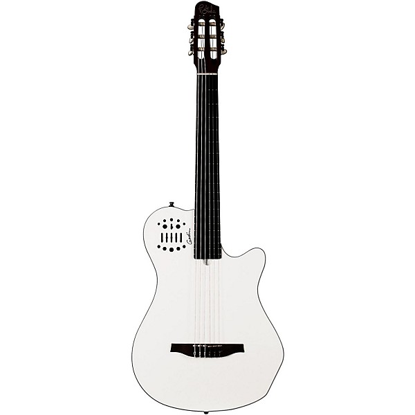 Open Box Godin Multiac Grand Concert SA Nylon-String Acoustic-Electric Guitar Level 2 White 888366059166