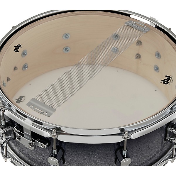 PDP by DW Concept Maple Series Snare Drum Silver to Black Sparkle Fade 5.5x14