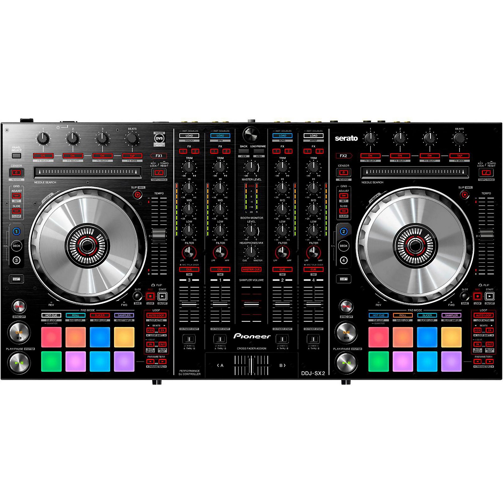 Open Box Pioneer DJ DDJ-SX2 Performance DJ Controller Level 2 