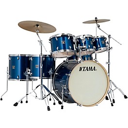 TAMA Superstar Classic 7-Piece Shell Pack Indigo Sparkle TAMA Superstar Classic 7-Piece Shell Pack Indigo Sparkle