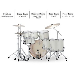 TAMA Superstar Classic 7-Piece Shell Pack Vintage White Sparkle