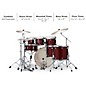 TAMA Superstar Classic 7-Piece Shell Pack Dark Red Sparkle