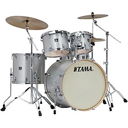 TAMA Superstar Classic Custom 5-Piece Shell Pack Silver Snow Metallic