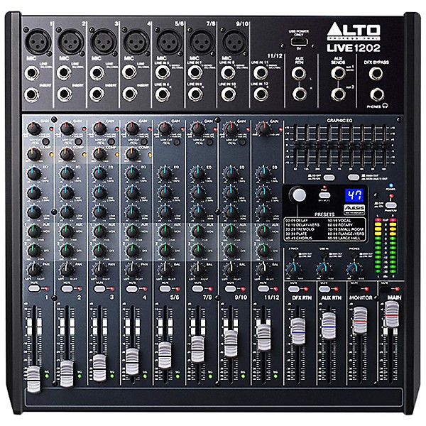 Alto LIVE 1202 12-Channel 2-Bus Mixer