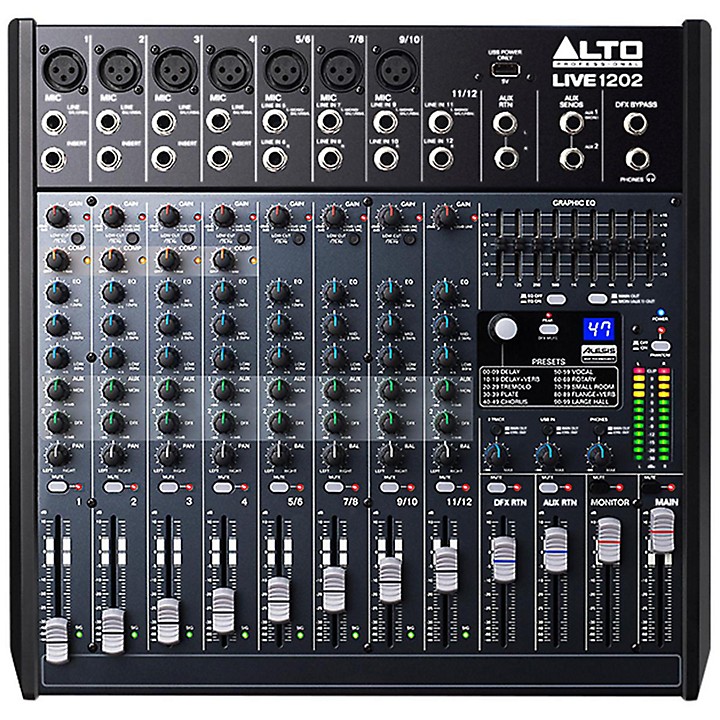 Alto LIVE 1202 12-Channel 2-Bus Mixer | Guitar Center
