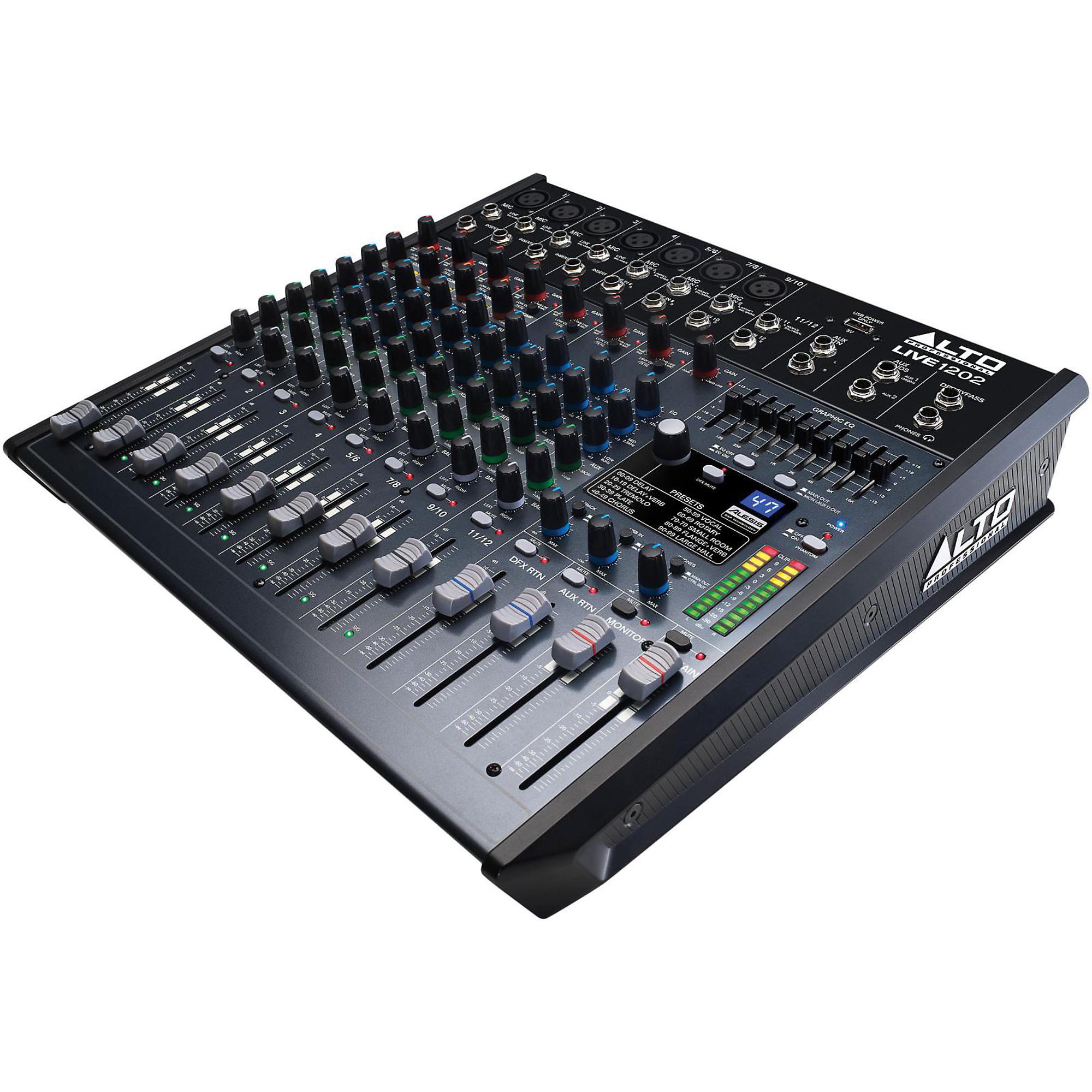 Alto LIVE 1202 12-Channel 2-Bus Mixer | Guitar Center